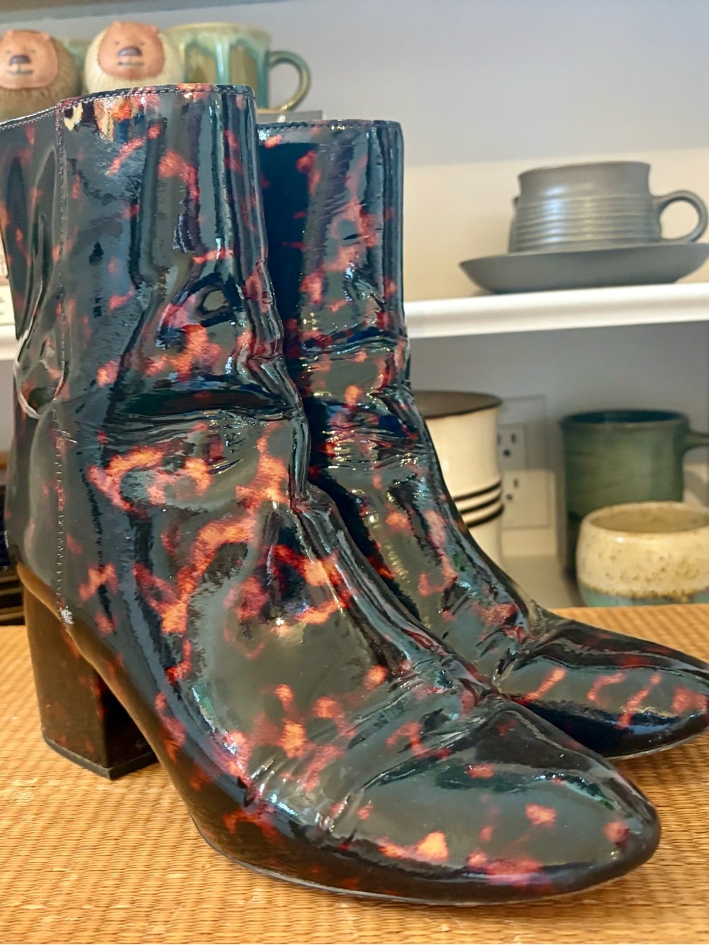 Jcrew tortoise Women’s Ankle Boots
